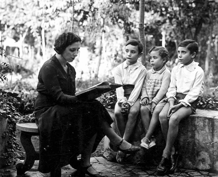 Maria, Leopoldo, Vittoria e Paolo, Torre Annunziata 1932