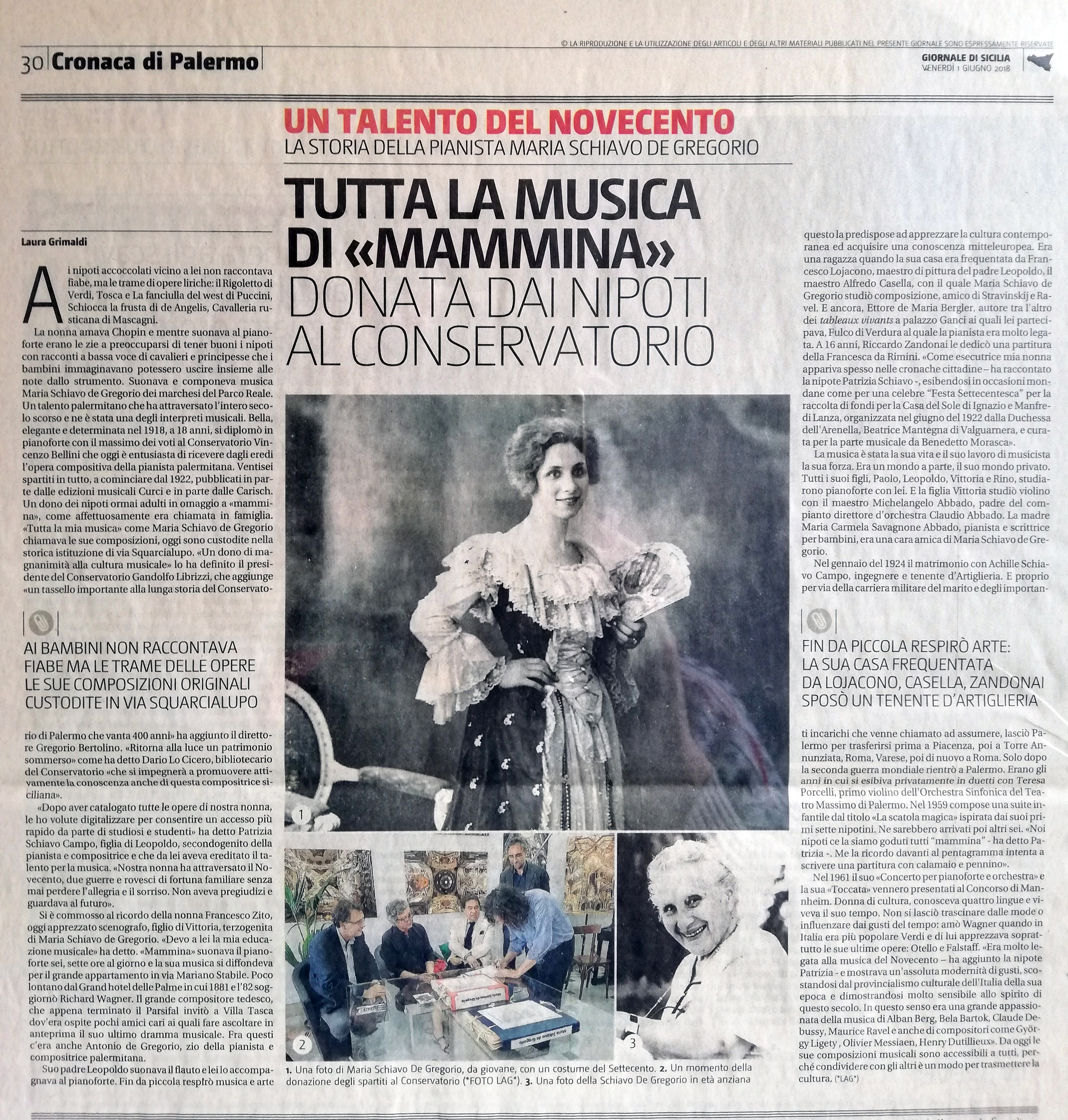 Giornale di Sicilia, 1 giugno 2018, Cronaca di Palermo